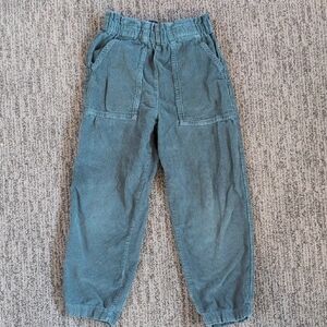 Hanna Andersson Kids Teal Corduroy Pants